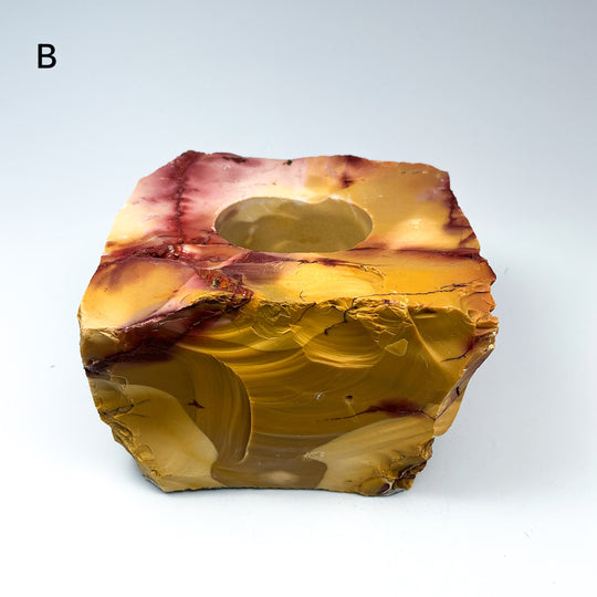 Mookaite Candle Holder - Rocks and Gems Canada