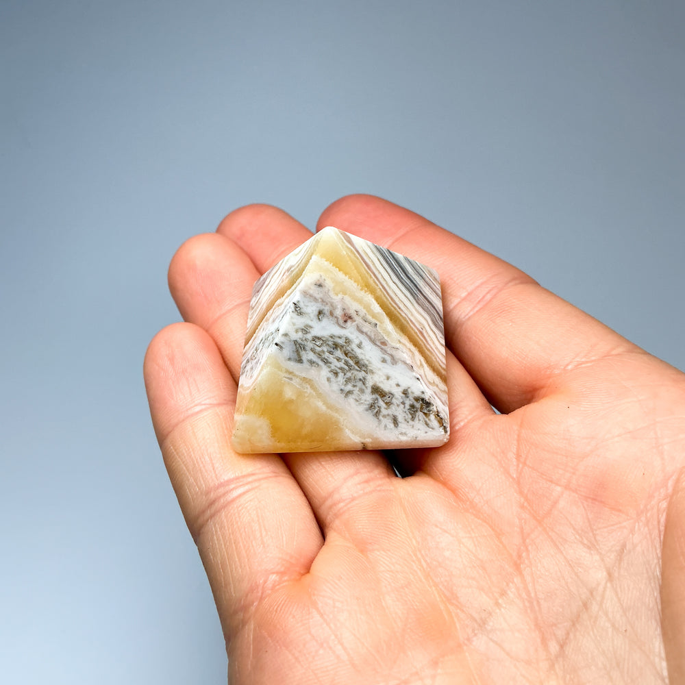 Zebra Jasper Pyramid - Rocks and Gems Canada