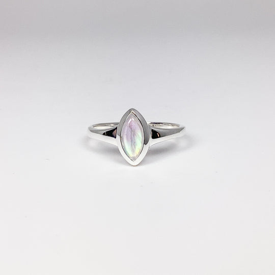 Rainbow Moonstone Ring - Rocks and Gems Canada