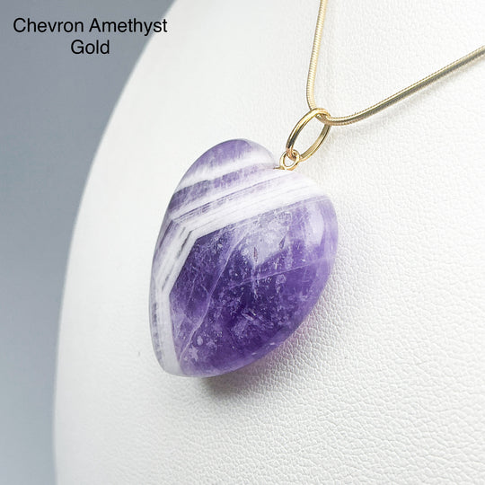 Heart Shaped Gemstone Pendant