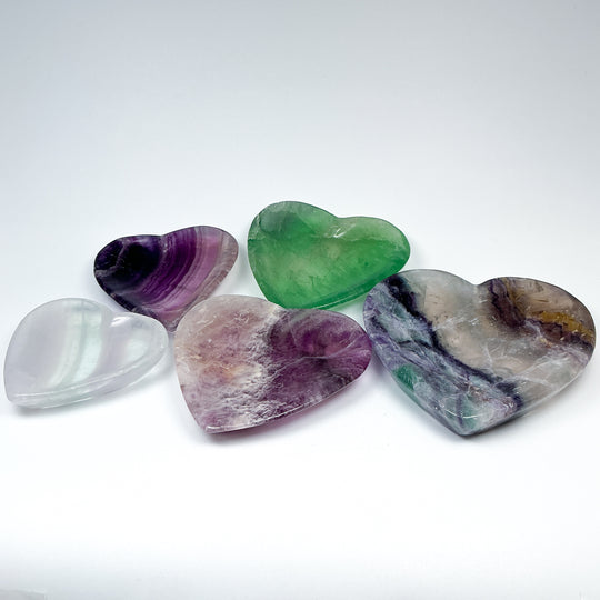 Fluorite Heart Bowl - Rocks and Gems Canada
