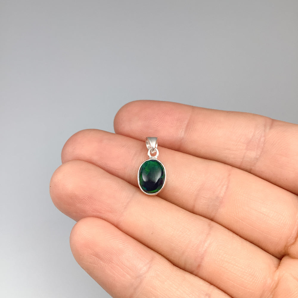 Black Ethiopian Opal Pendant