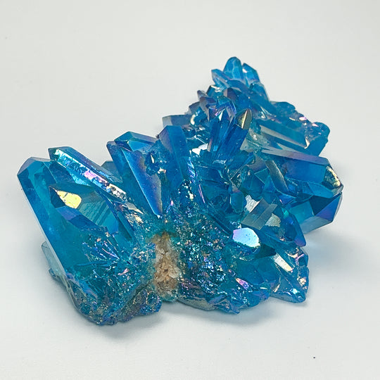 Aqua Aura Quartz Cluster