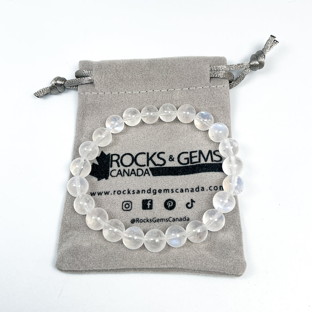 Moonstone Beaded Bracelet - High Quality