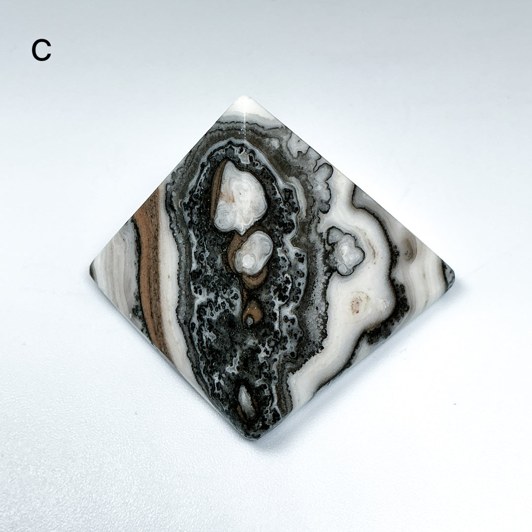 Zebra Jasper Pyramid - Rocks and Gems Canada