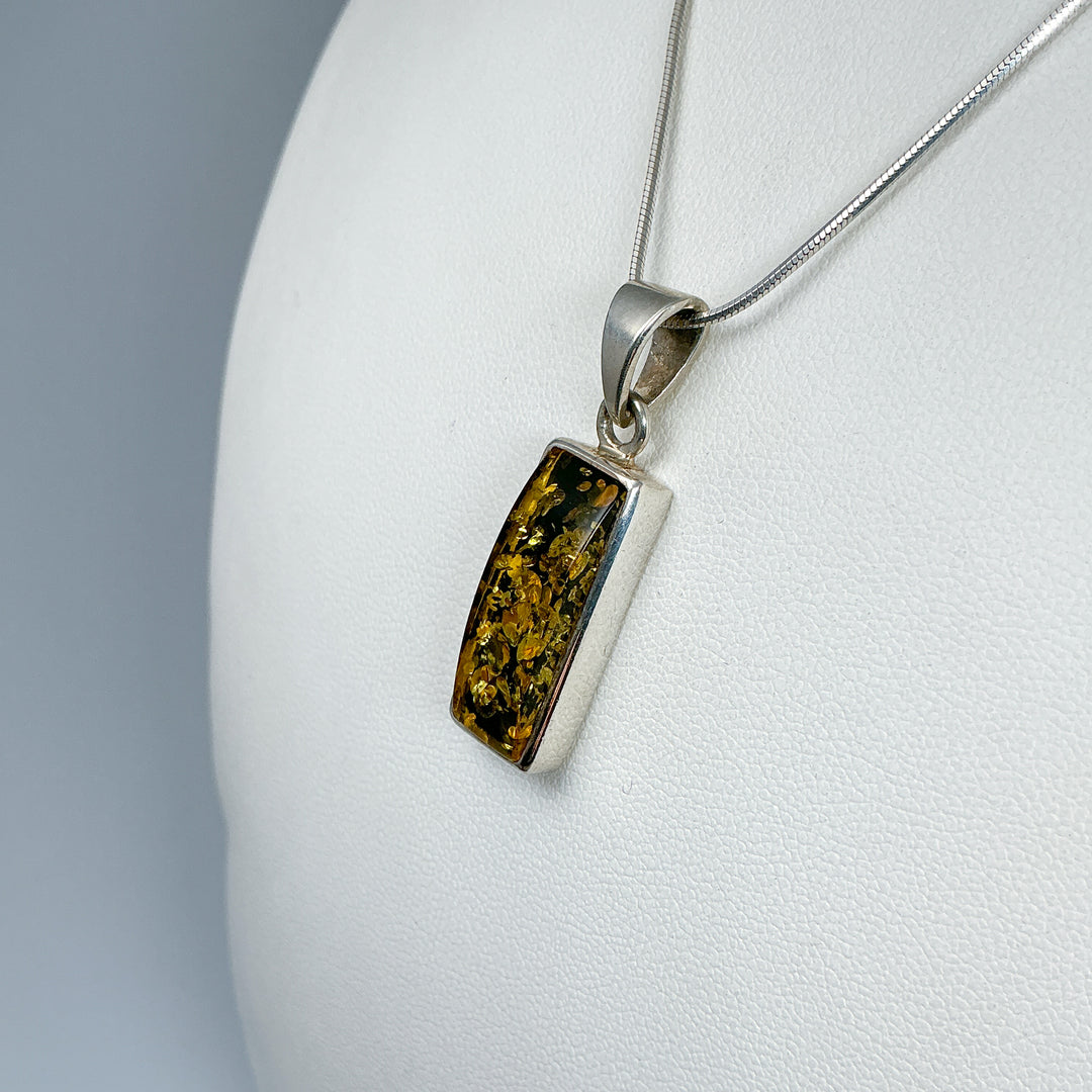 Green Amber Pendant