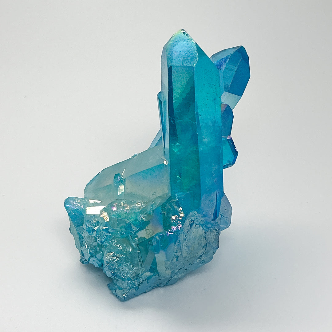 Aqua Aura Quartz Cluster
