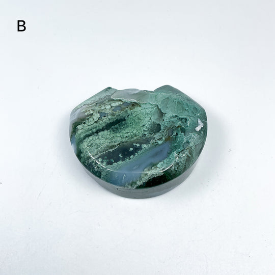 Moss Agate Cat Mini Bowl - Rocks and Gems Canada