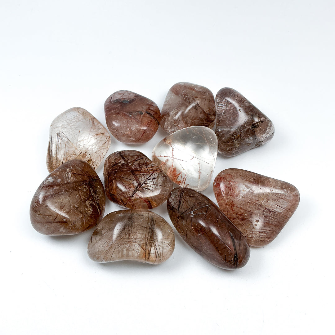 Rutilated Quartz Tumble - Rocks and Gems Canada