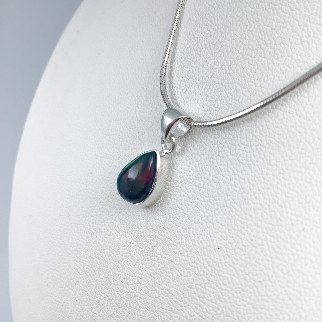 Black Ethiopian Opal Pendant
