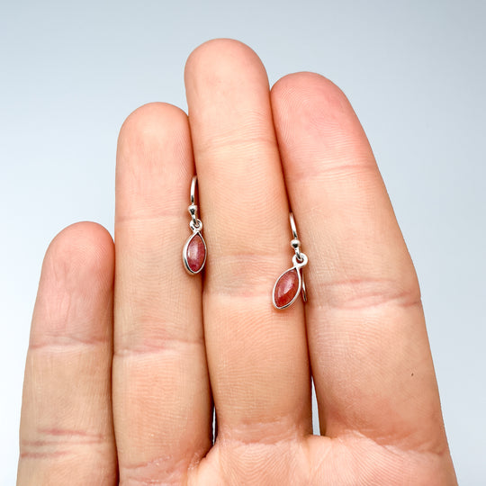 Rhodonite Dangle Earrings