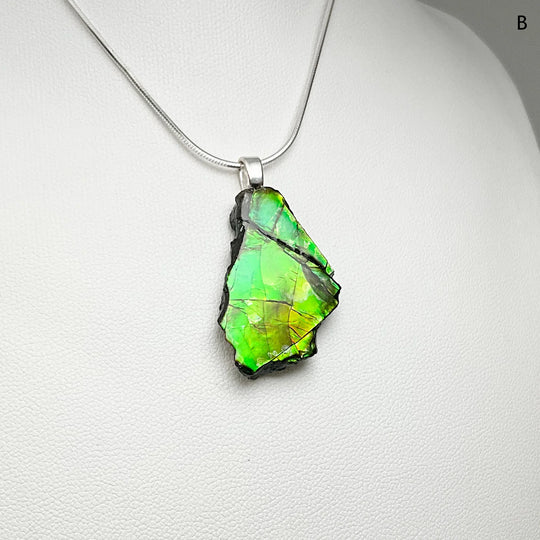 Alberta Ammolite Pendant - Rocks and Gems Canada