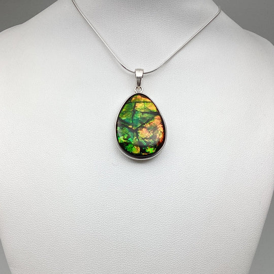 Alberta Ammolite Pendant - Rocks and Gems Canada