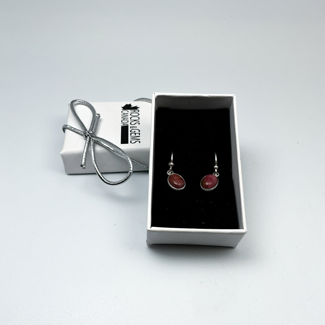 Rhodonite Dangle Earrings