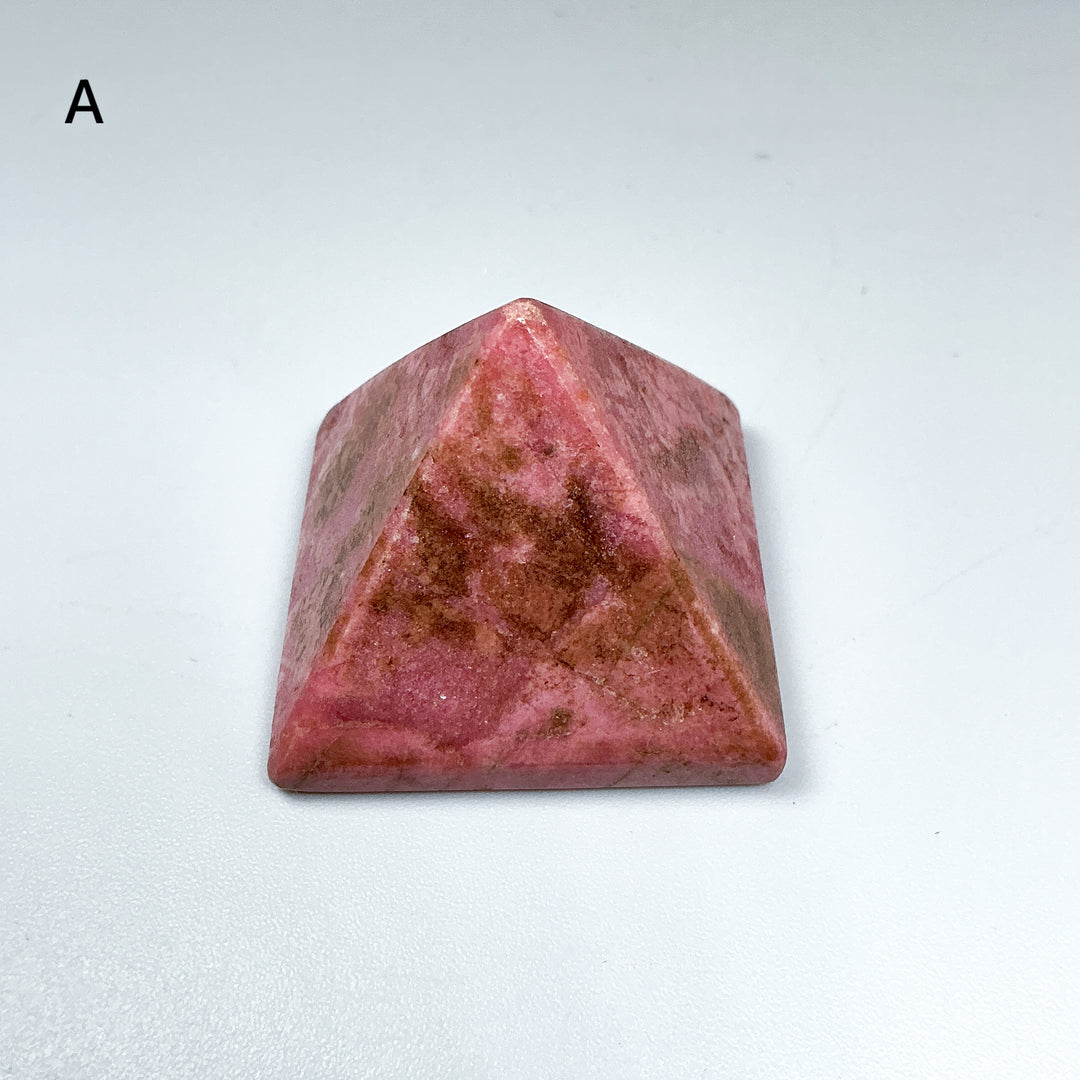 Rhodonite Pyramid - Rocks and Gems Canada