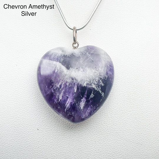 Heart Shaped Gemstone Pendant