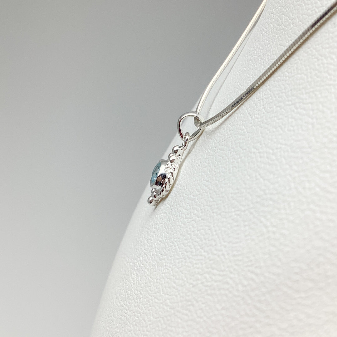 Blue Topaz Pendant - Rocks and Gems Canada