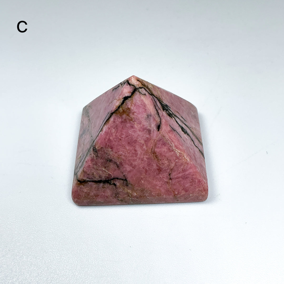 Rhodonite Pyramid - Rocks and Gems Canada