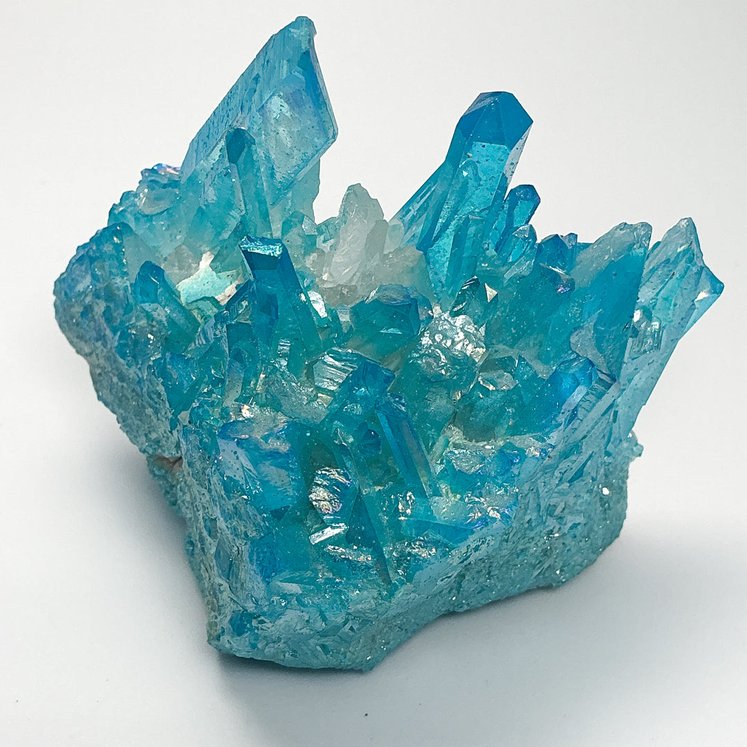 Aqua Aura Quartz Cluster