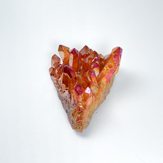 Sunset Aura Quartz Cluster - Rocks and Gems Canada