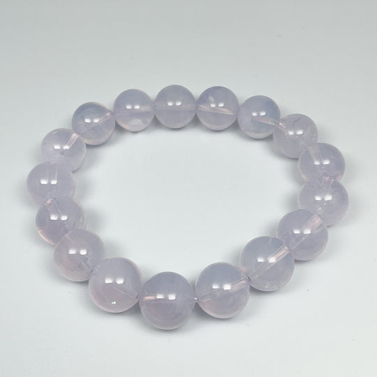 Moon Amethyst Beaded Bracelet