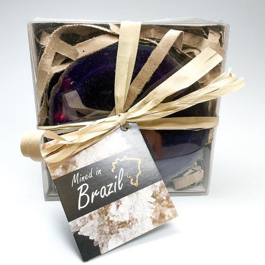 Agate Coasters - Set of 4