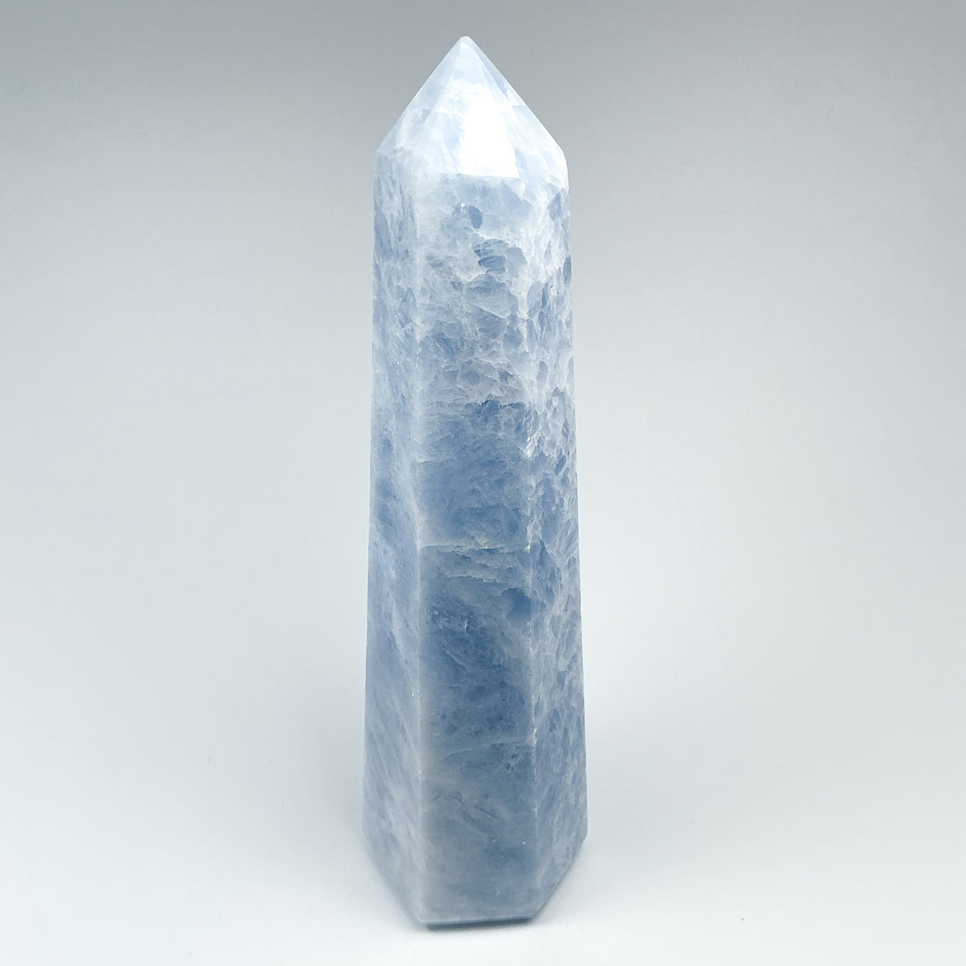 Blue Calcite Point - Rocks and Gems Canada