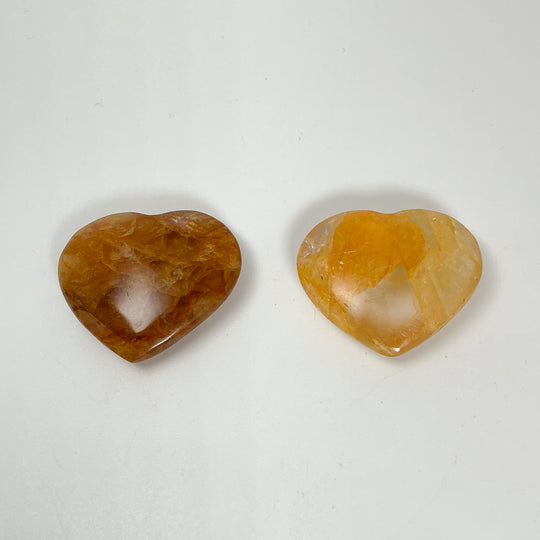 Golden Healing Quartz Heart - Rocks and Gems Canada