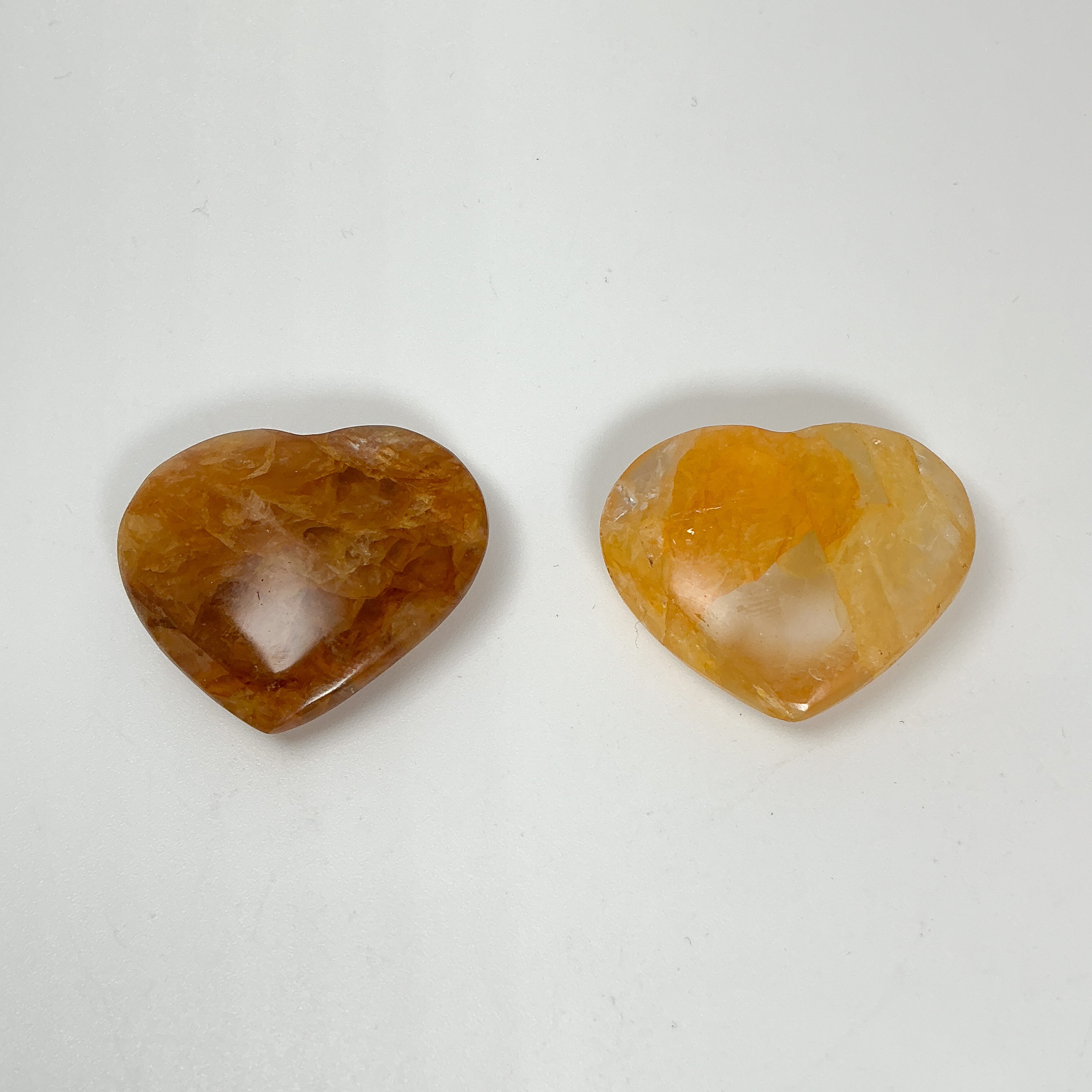 Golden Healing Quartz Heart - Rocks and Gems Canada