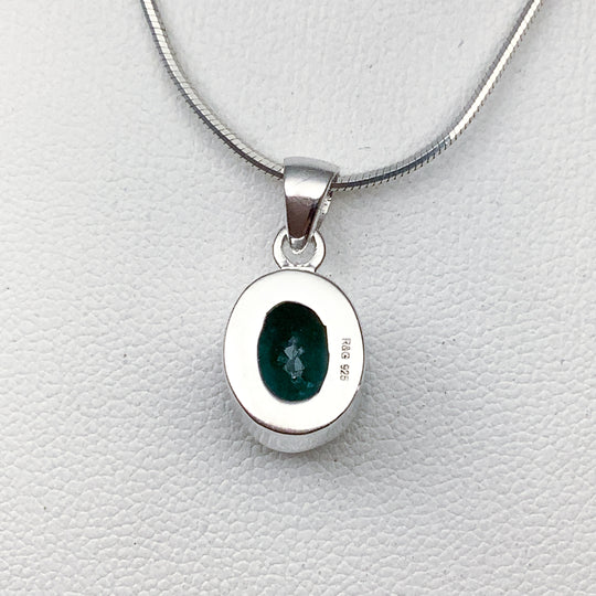 Blue and Green Tourmaline Pendant
