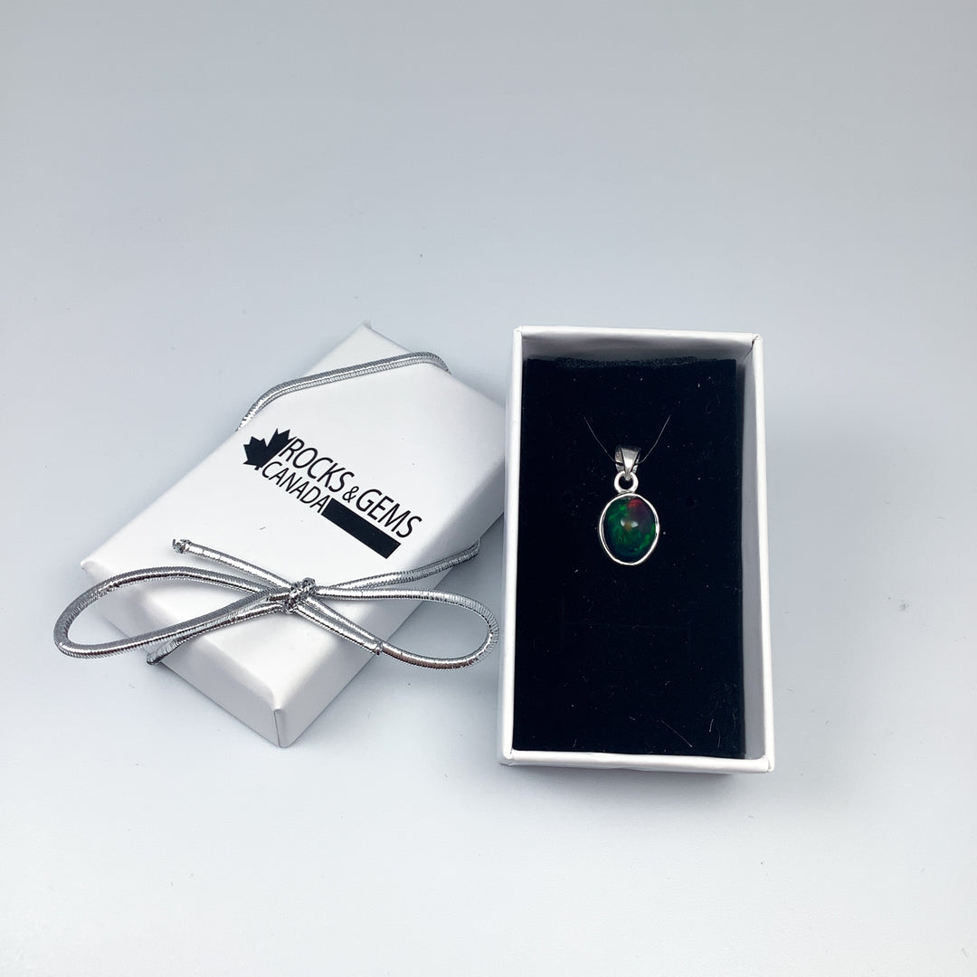 Black Ethiopian Opal Pendant