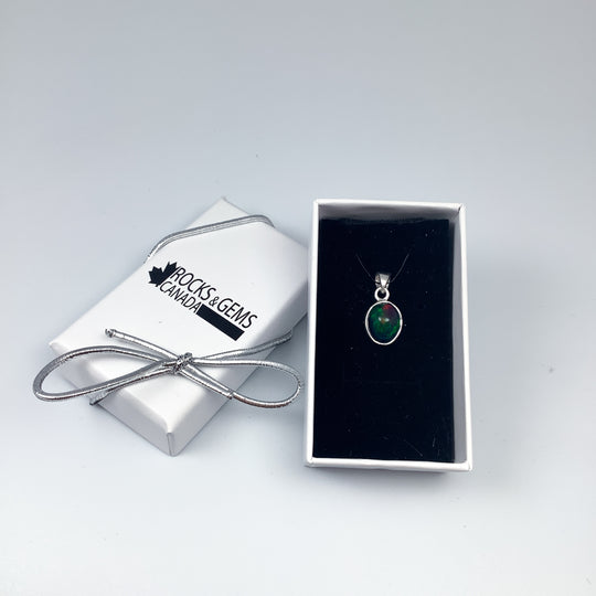 Black Ethiopian Opal Pendant