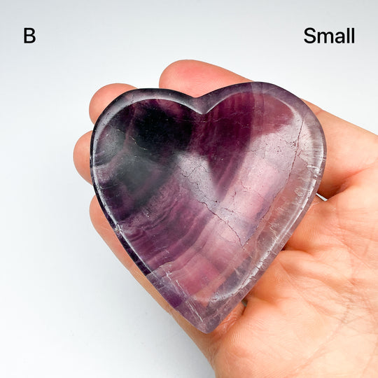 Fluorite Heart Bowl - Rocks and Gems Canada
