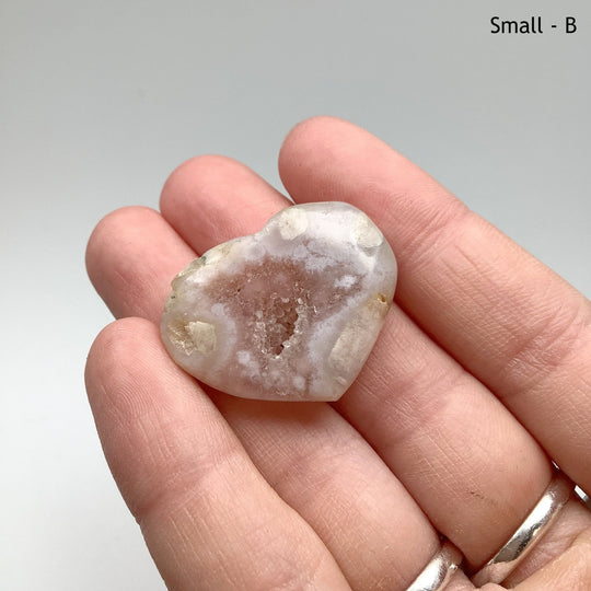 Flower Agate Heart - Rocks and Gems Canada