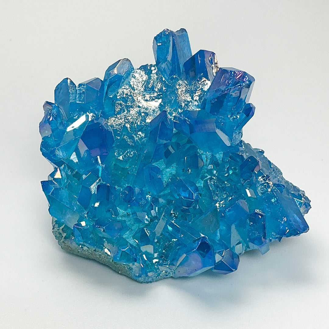 Aqua Aura Quartz Cluster