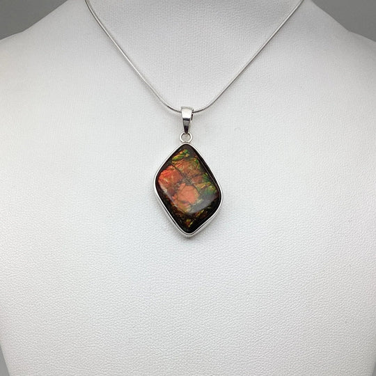 Alberta Ammolite Pendant - Rocks and Gems Canada
