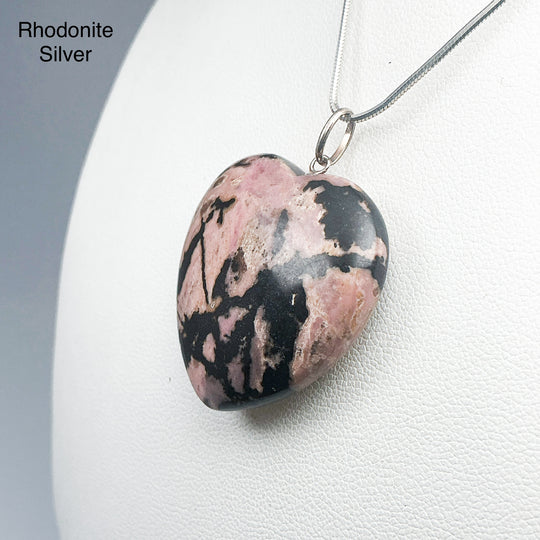 Heart Shaped Gemstone Pendant