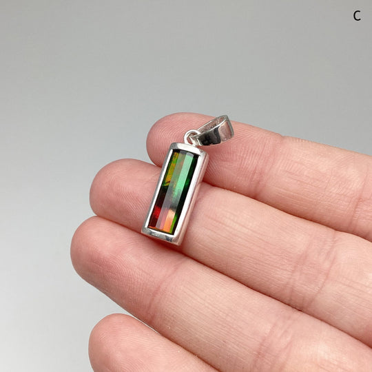 Alberta Ammolite Pendant - Rocks and Gems Canada