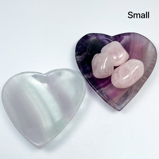 Fluorite Heart Bowl - Rocks and Gems Canada