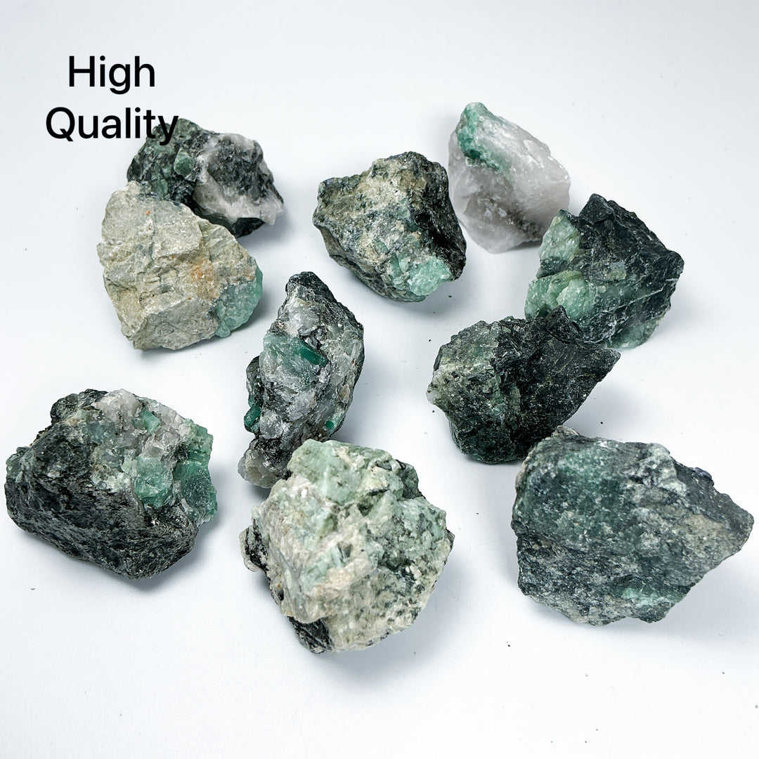Emerald Rough Chunk Extra Large - Rocks and Gems Canada