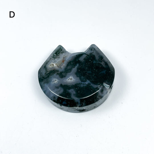 Moss Agate Cat Mini Bowl - Rocks and Gems Canada