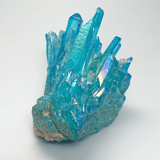 Aqua Aura Quartz Cluster