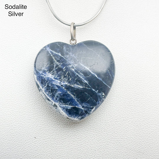 Heart Shaped Gemstone Pendant