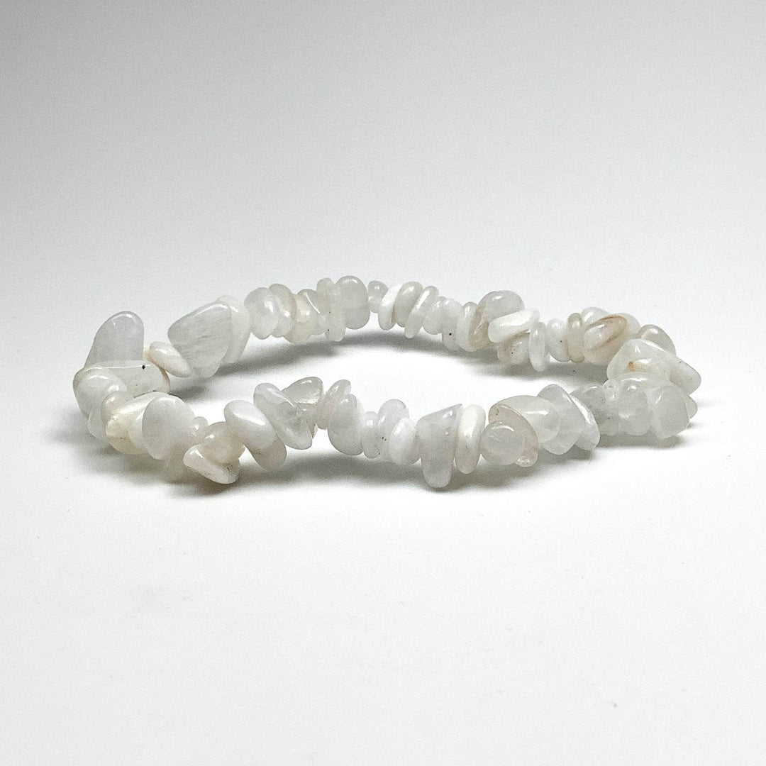 Moonstone Chip Beaded Bracelet - Rocks and Gems Canada