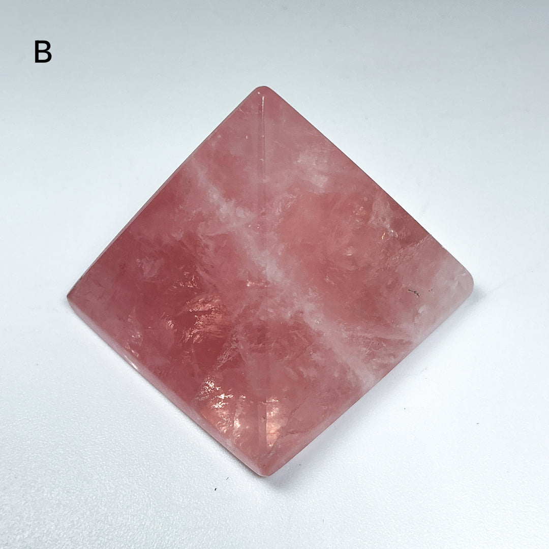 Rose Quartz Pyramid - Rocks and Gems Canada
