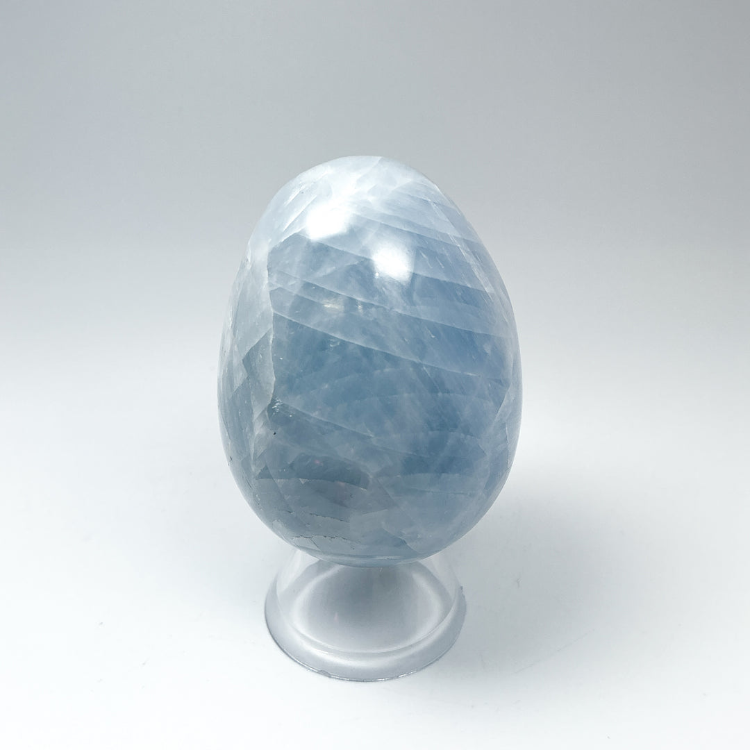 Blue Calcite Egg - Rocks and Gems Canada