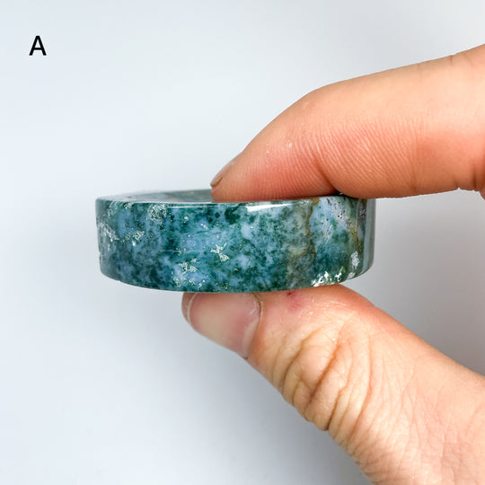 Moss Agate Cat Mini Bowl - Rocks and Gems Canada