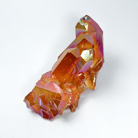 Sunset Aura Quartz Cluster - Rocks and Gems Canada