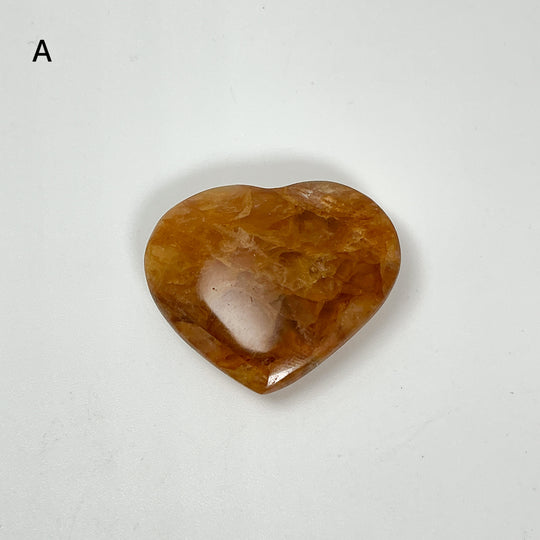 Golden Healing Quartz Heart - Rocks and Gems Canada