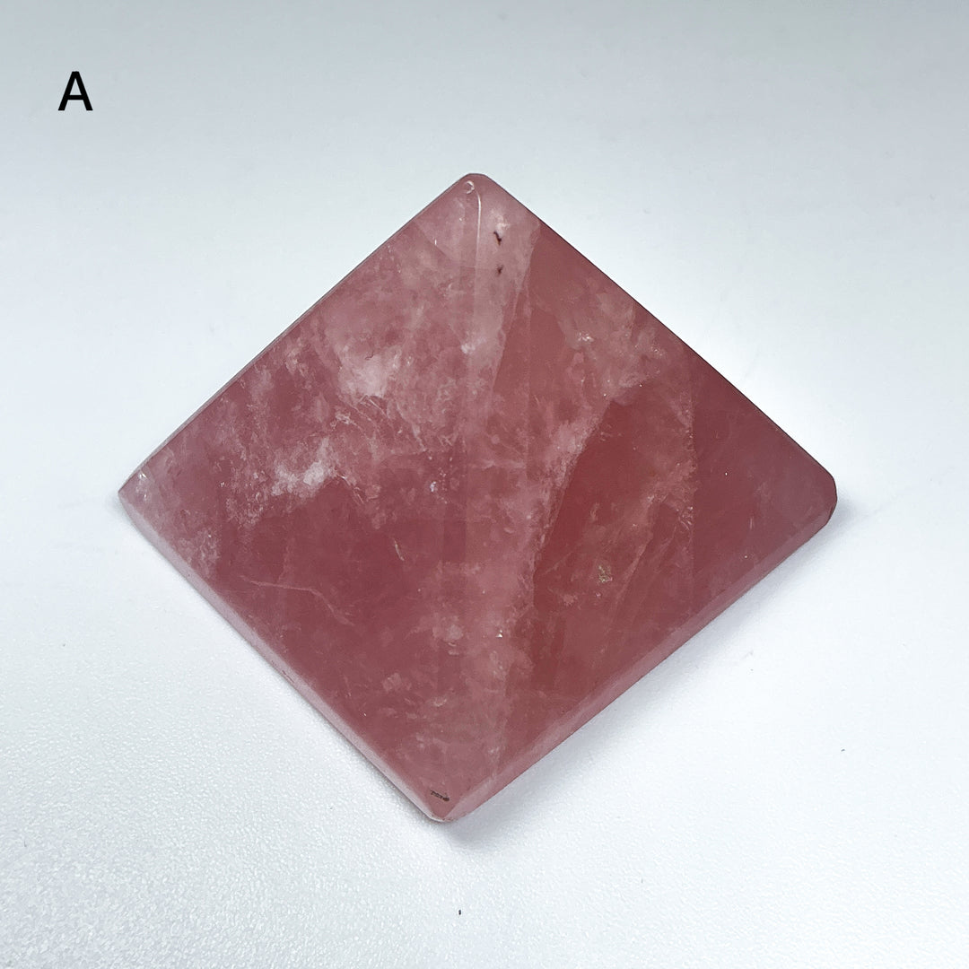 Rose Quartz Pyramid - Rocks and Gems Canada